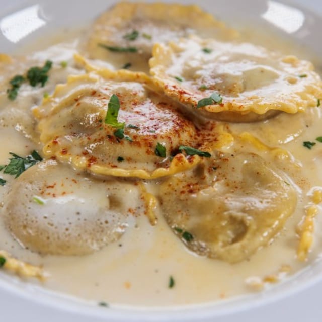 Portabella Mushroom Ravioli.