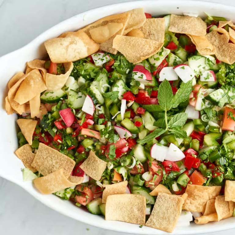 Fresh Fattoush: Lebanese Salad and More