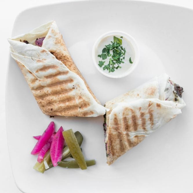 Grilled Beef & Lamb Shwarma.
